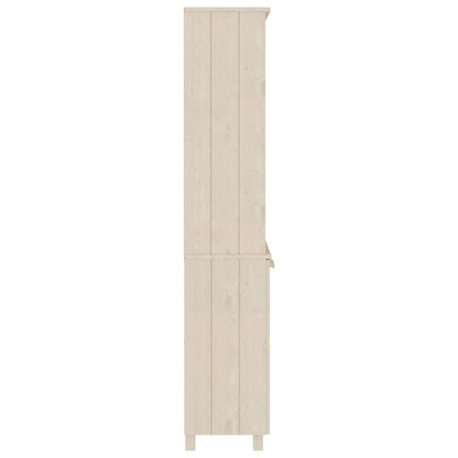 vidaXL Highboard HAMAR Solid Wood Pine Honey Brown