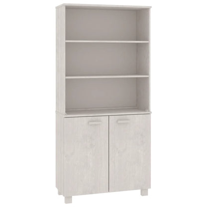 vidaXL Highboard HAMAR Solid Wood Pine White