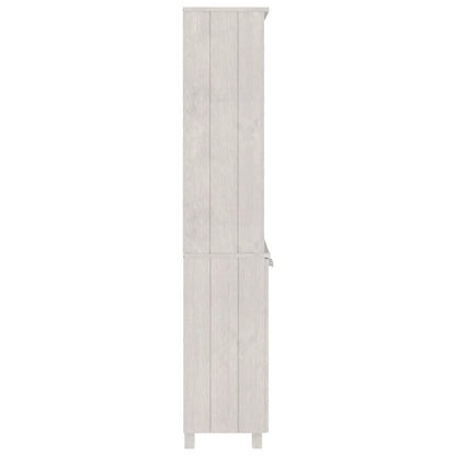 vidaXL Highboard HAMAR Solid Wood Pine White