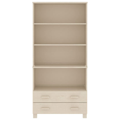 vidaXL Highboard |  Set of 2 | Honey brown | Solid pinewood | Large | Highboard