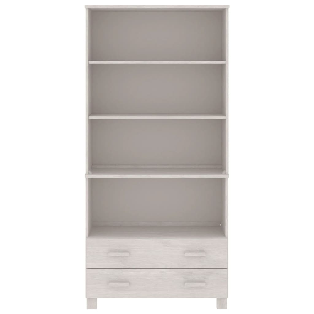 vidaXL Highboard HAMAR Solid Wood Pine White