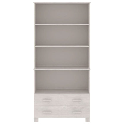 vidaXL Highboard HAMAR Solid Wood Pine White