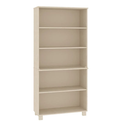 vidaXL Highboard HAMAR Solid Wood Pine Honey Brown