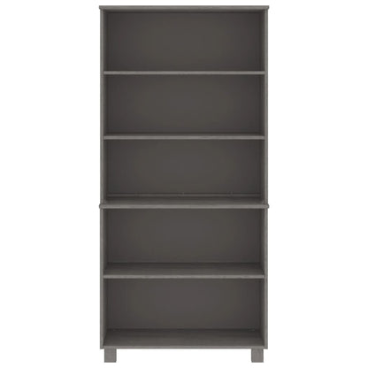 vidaXL Highboard HAMAR Solid Wood Pine Light Grey