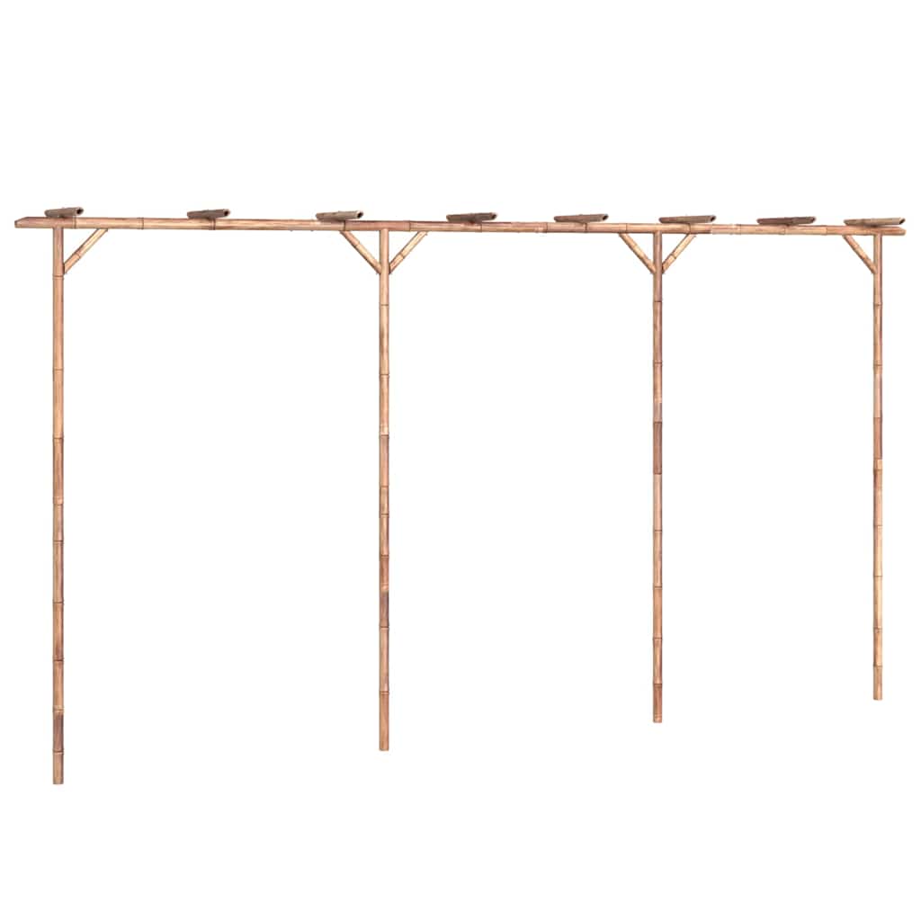 341747 vidaXL Pergola Bamboo 385x40x205 cm