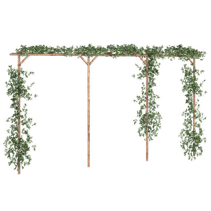 341747 vidaXL Pergola Bamboo 385x40x205 cm