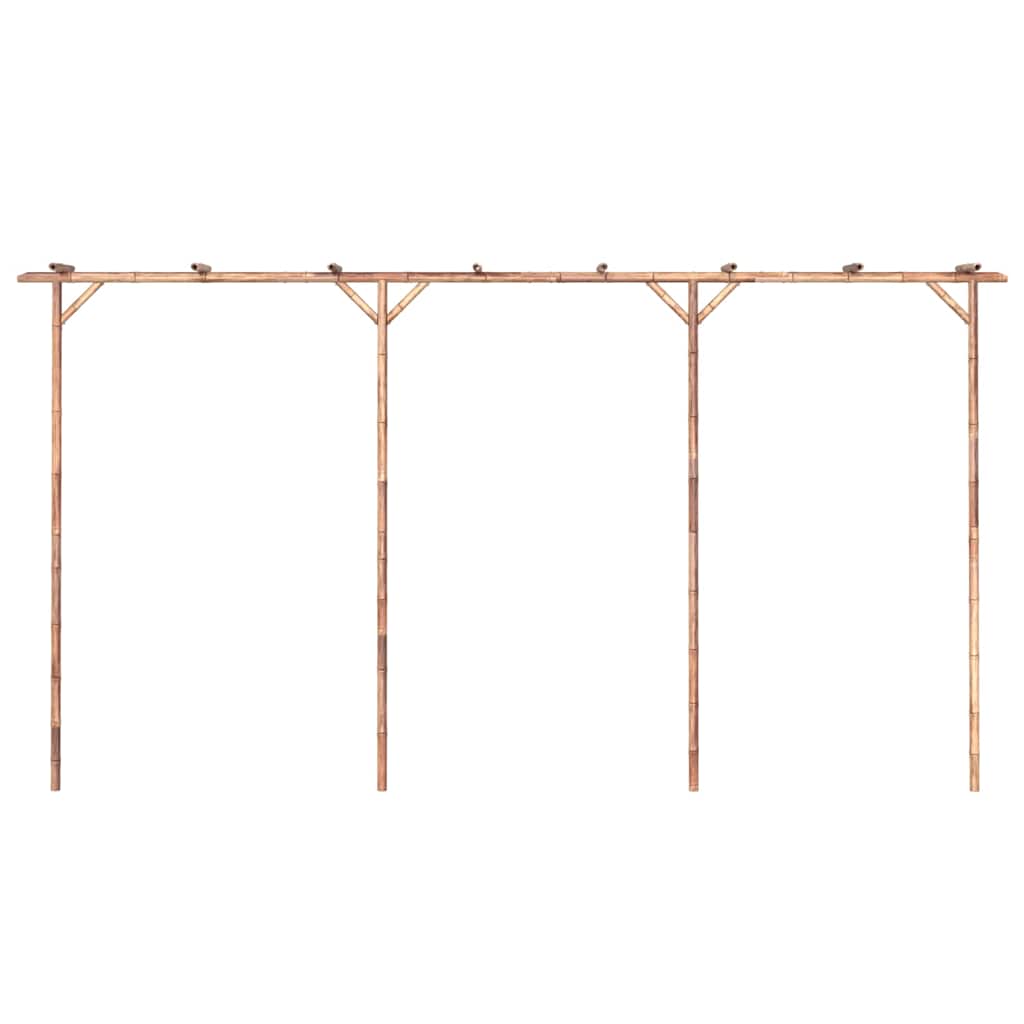 341747 vidaXL Pergola Bamboo 385x40x205 cm