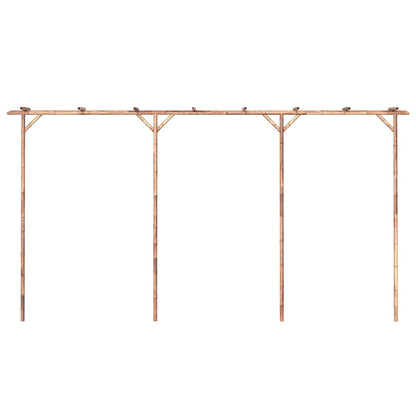 341747 vidaXL Pergola Bamboo 385x40x205 cm