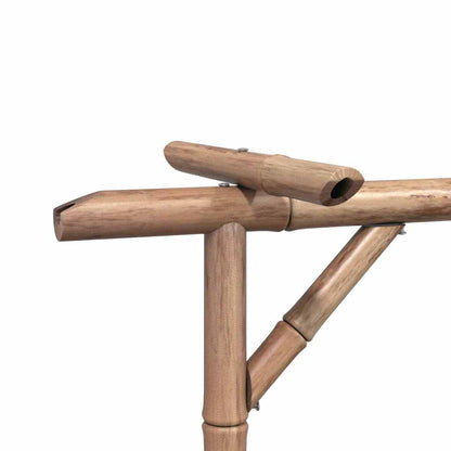 341747 vidaXL Pergola Bamboo 385x40x205 cm