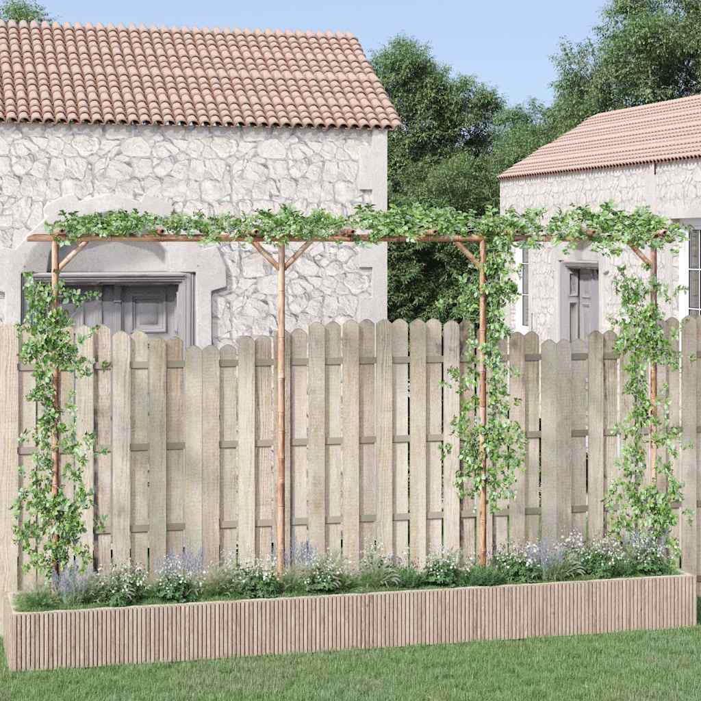 341747 vidaXL Pergola Bamboo 385x40x205 cm