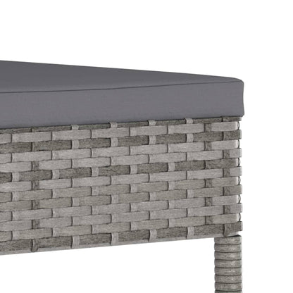 vidaXL Outdoor Dining Set | Grey and black