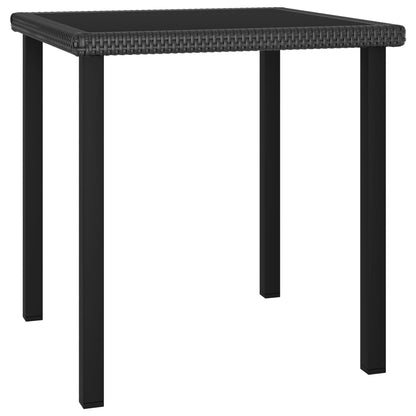vidaXL Outdoor Dining Set | Black and Cream