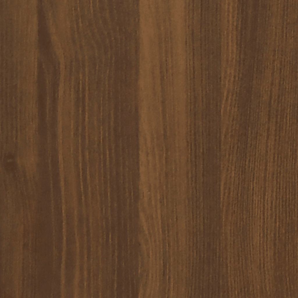 vidaXL Shoe Cabinet Brown Oak 59x17x150 cm Engineered Wood