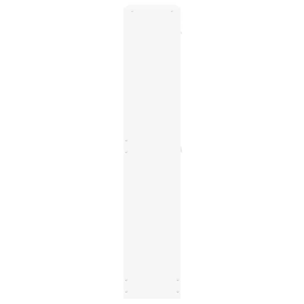 vidaXL Shoe Cabinet White 59x17x81 cm Engineered Wood