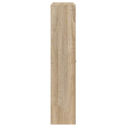 vidaXL Shoe Cabinet Oak 59x17x81 cm Engineered Wood