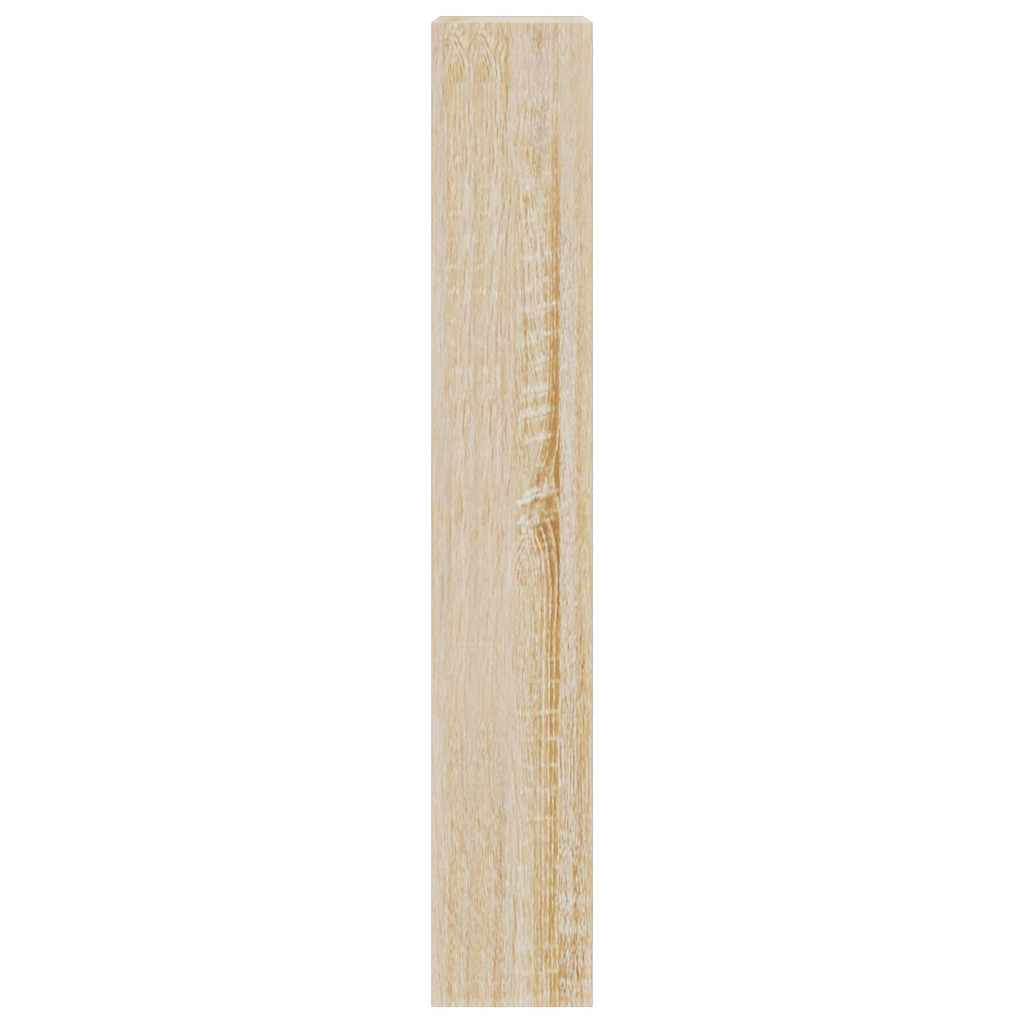 vidaXL Shoe Cabinet Sonoma Oak 63x24x147 cm Engineered Wood