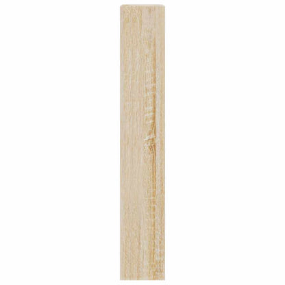 vidaXL Shoe Cabinet Sonoma Oak 63x24x147 cm Engineered Wood