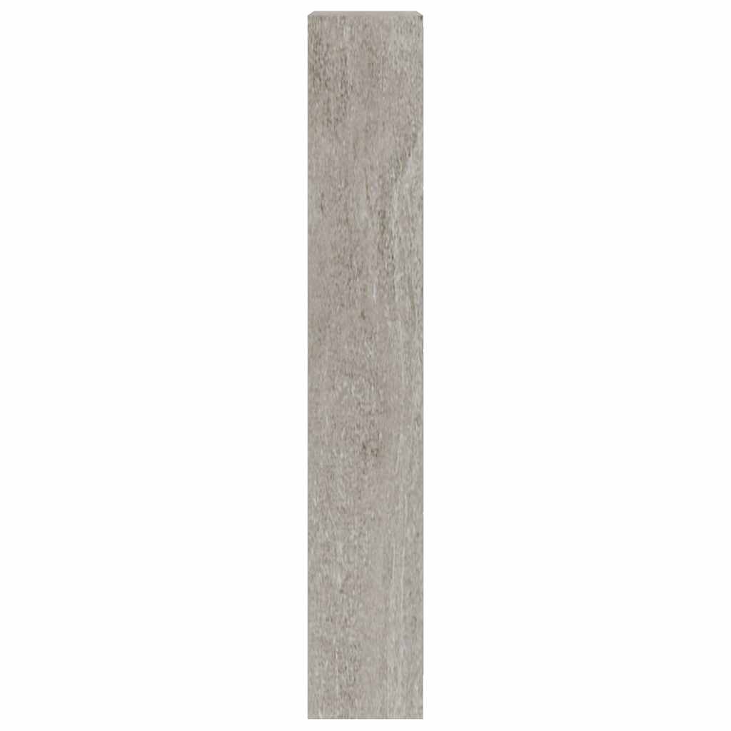 vidaXL Shoe Cabinet Concrete Grey 63x24x147 cm Engineered Wood