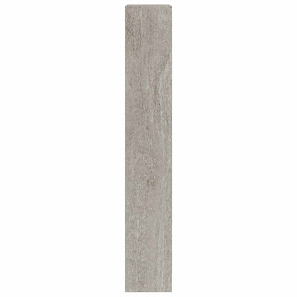 vidaXL Shoe Cabinet Concrete Grey 63x24x147 cm Engineered Wood
