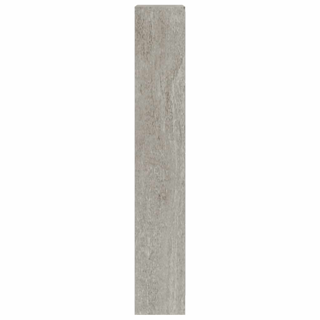 vidaXL Shoe Cabinet Concrete Grey 63x24x147 cm Engineered Wood