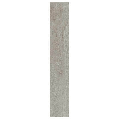 vidaXL Shoe Cabinet Concrete Grey 63x24x147 cm Engineered Wood