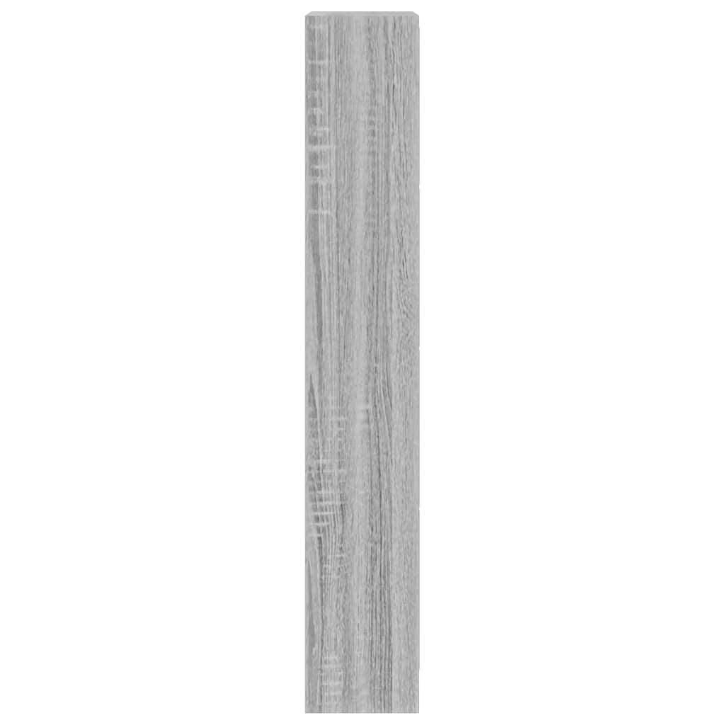 vidaXL Shoe Cabinet Grey Sonoma 63x24x147 cm Engineered Wood
