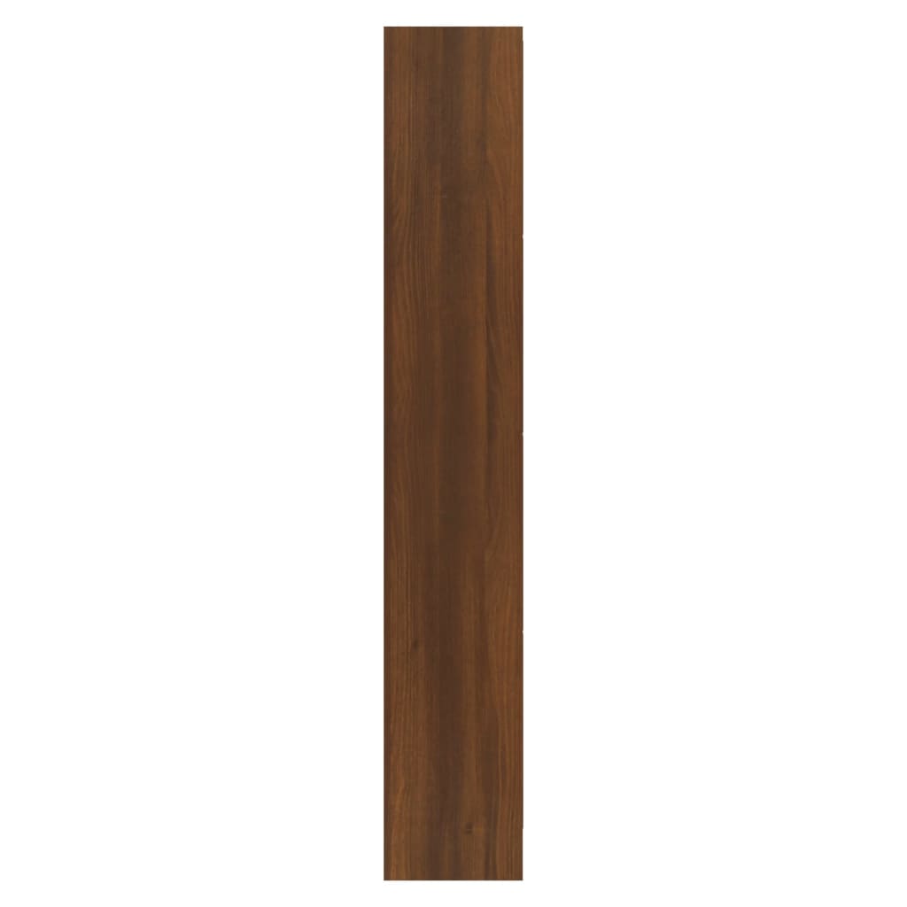vidaXL Shoe Cabinet Brown Oak 63x24x147 cm Engineered Wood