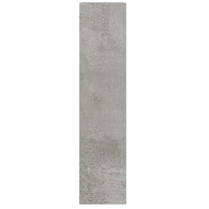 vidaXL Shoe Cabinet Concrete Grey 63x24x103 cm Engineered Wood