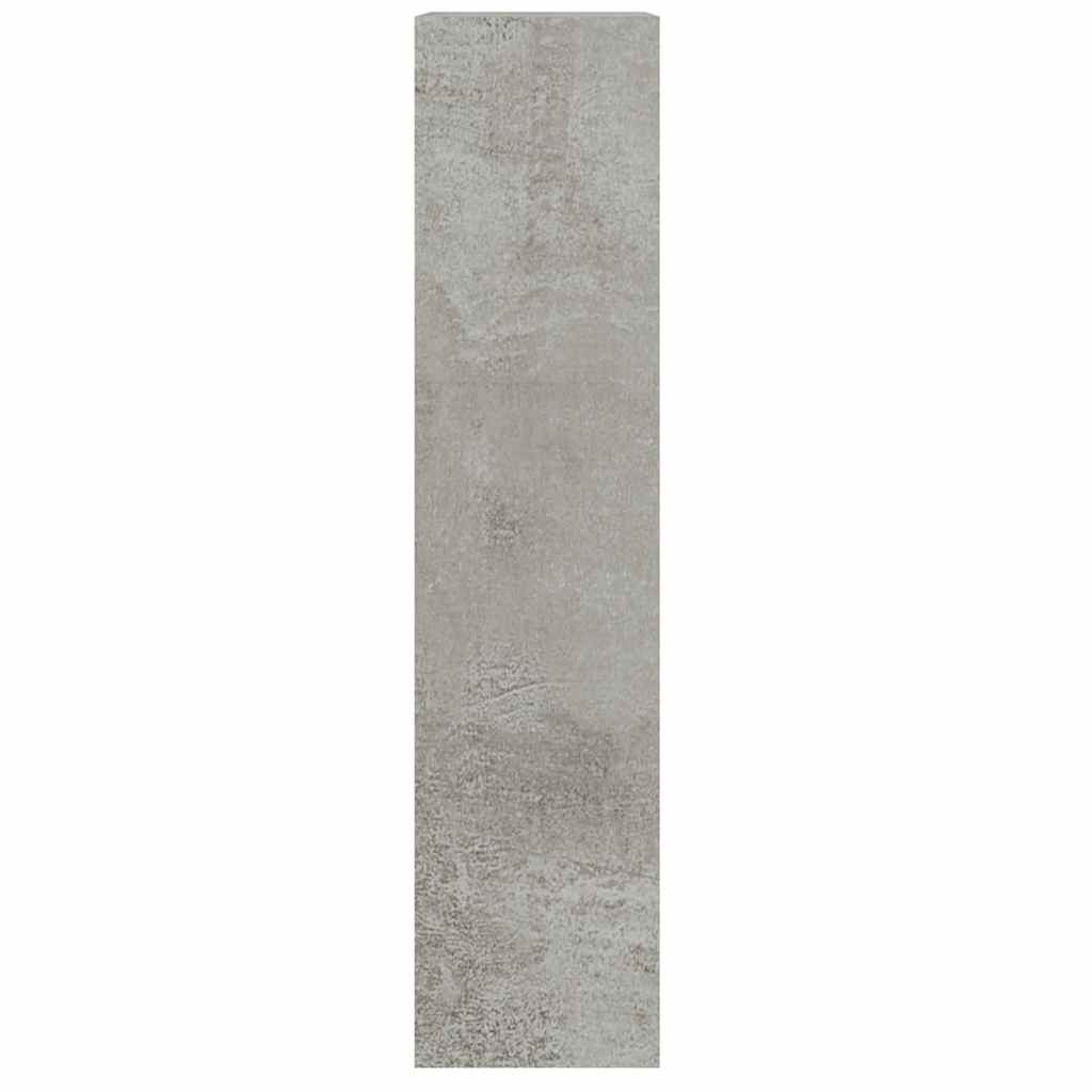vidaXL Shoe Cabinet Concrete Grey 63x24x103 cm Engineered Wood