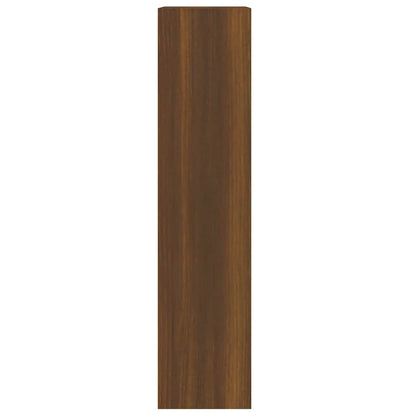 vidaXL Shoe Cabinet Brown Oak 63x24x103 cm Engineered Wood