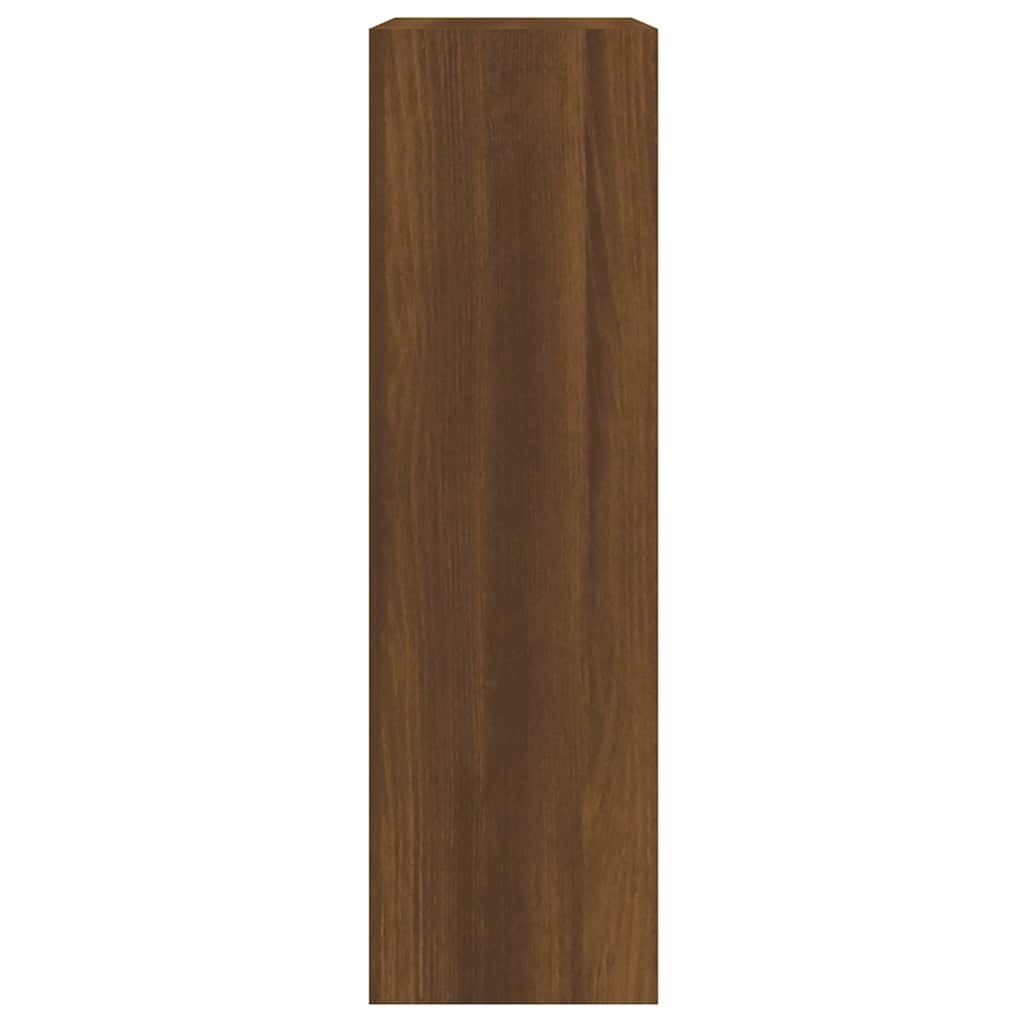 vidaXL Shoe Cabinet Brown Oak 63x24x81 cm Engineered Wood