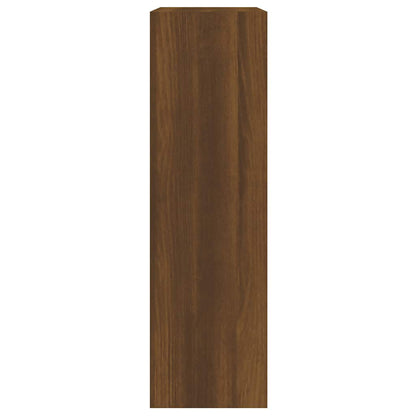 vidaXL Shoe Cabinet Brown Oak 63x24x81 cm Engineered Wood