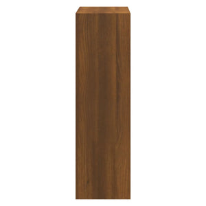 vidaXL Shoe Cabinet Brown Oak 63x24x81 cm Engineered Wood