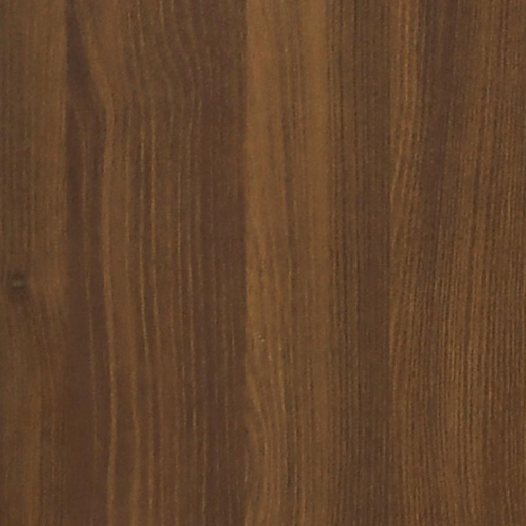 vidaXL Shoe Cabinet Brown Oak 63x24x104 cm Engineered Wood