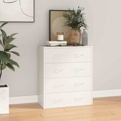 vidaXL Sideboard with 4 Drawers 60x30,5x71 cm High Gloss White