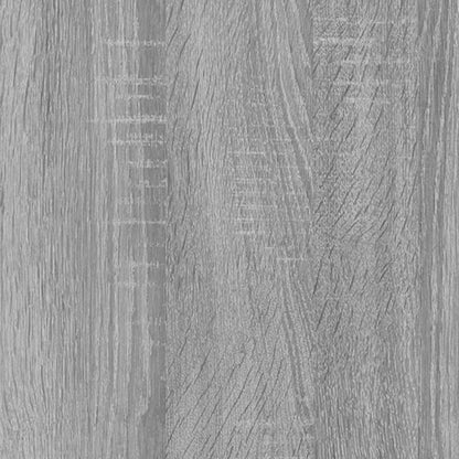 vidaXL Staircase Bookcase Grey Sonoma 107 cm Engineered Wood