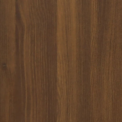vidaXL Staircase Bookcase Brown Oak 107 cm Engineered Wood
