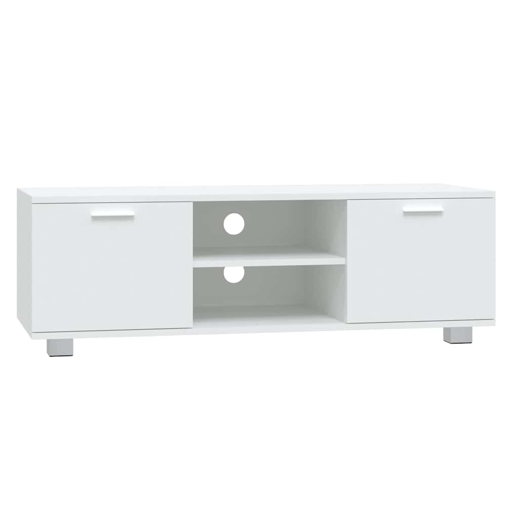 vidaXL TV Cabinet White 120x40,5x35 cm Engineered Wood