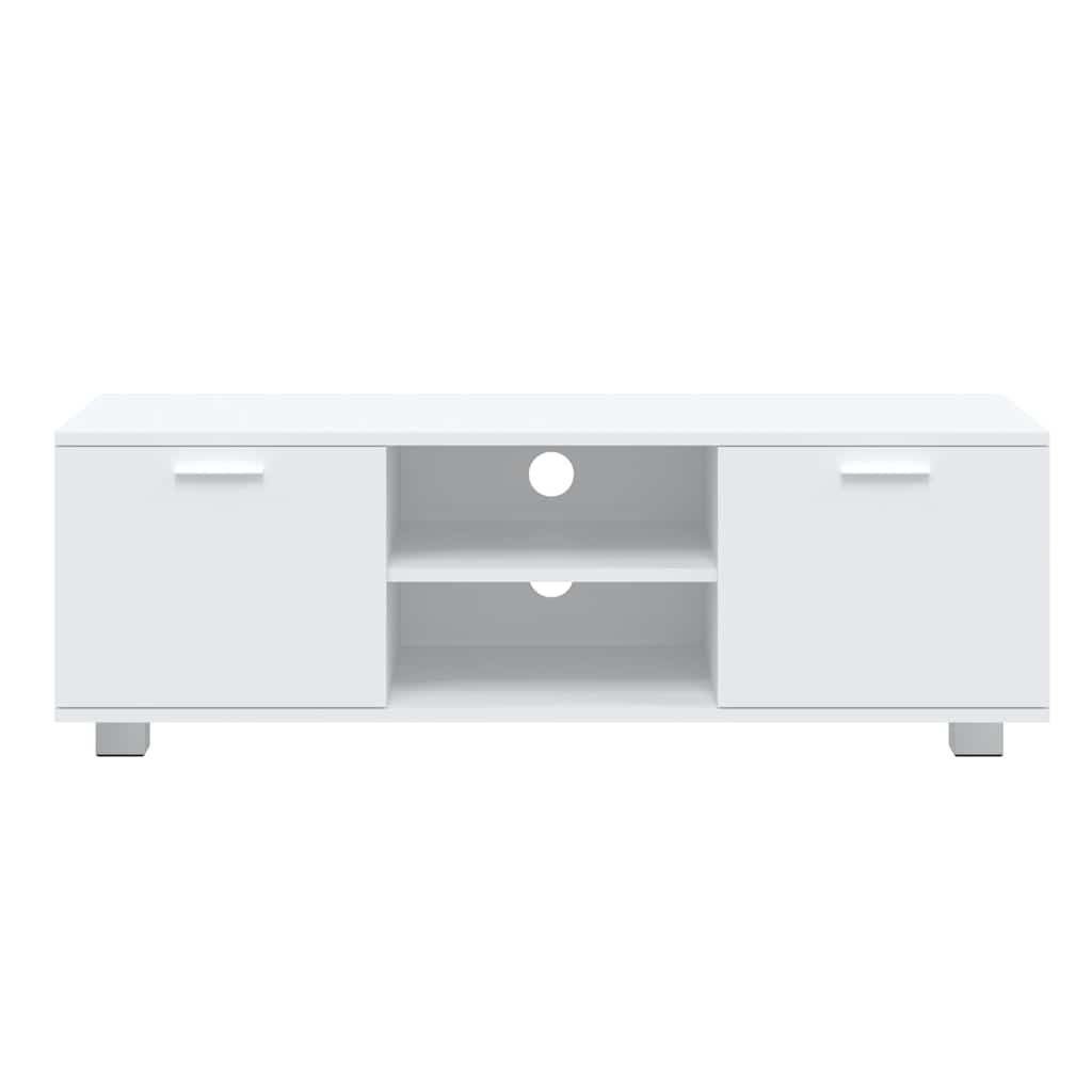 vidaXL TV Cabinet White 120x40.5x35 cm Engineered Wood