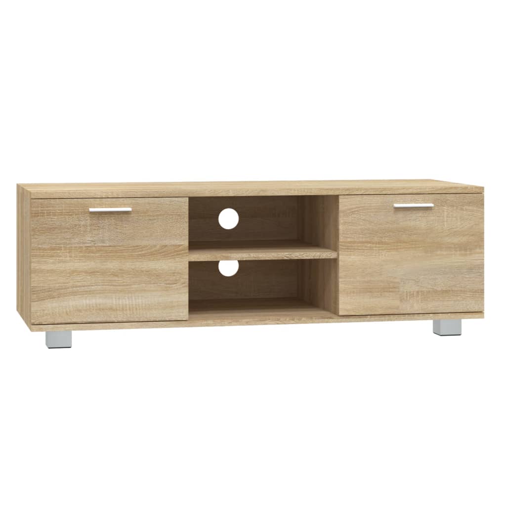 vidaXL TV Cabinet Sonoma Oak 120x40.5x35 cm Engineered Wood