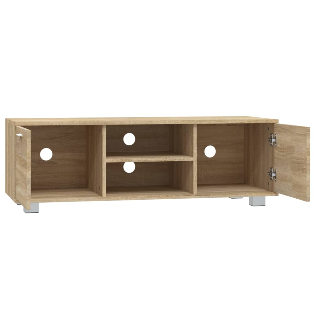 vidaXL TV Cabinet Sonoma Oak 120x40.5x35 cm Engineered Wood
