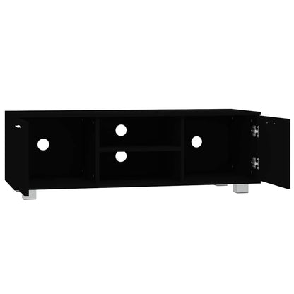 vidaXL TV Cabinet Black 120x40,5x35 cm Engineered Wood