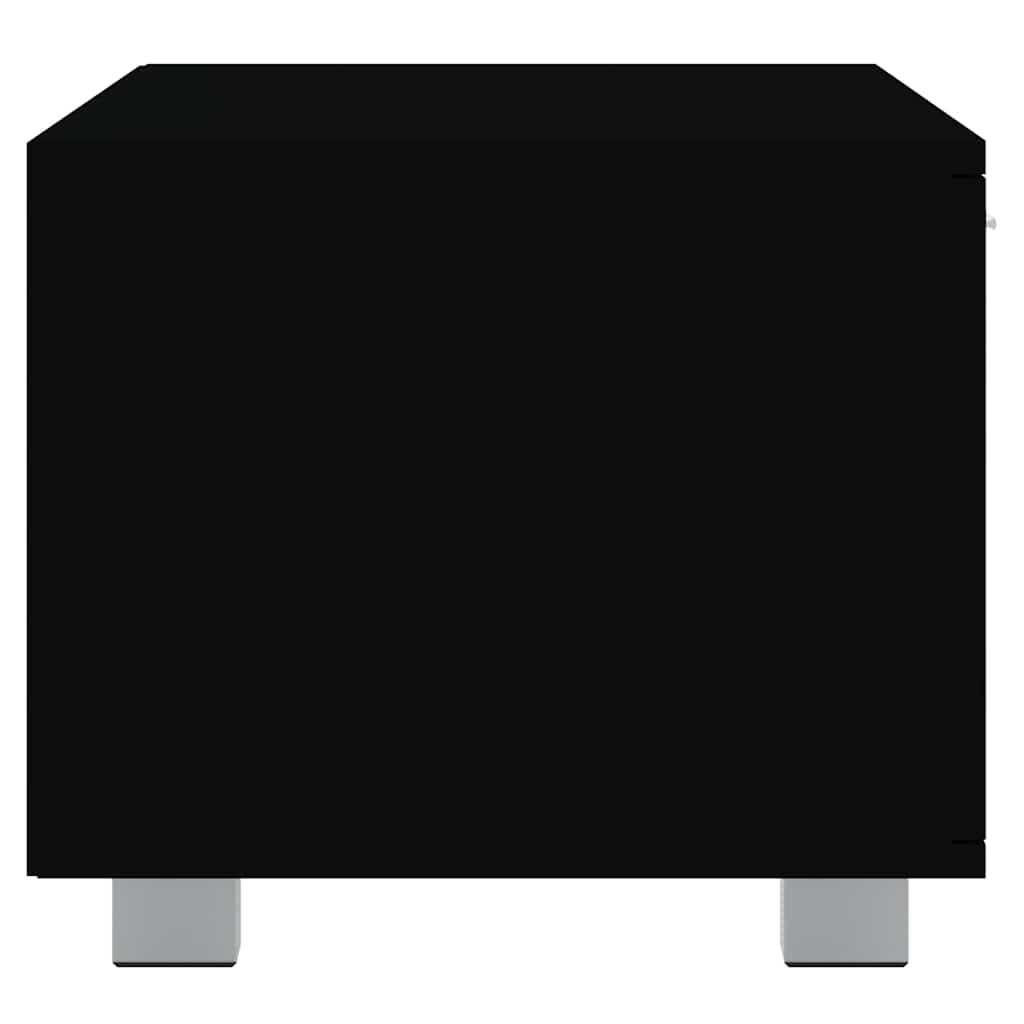 vidaXL TV Cabinet Black 120x40,5x35 cm Engineered Wood