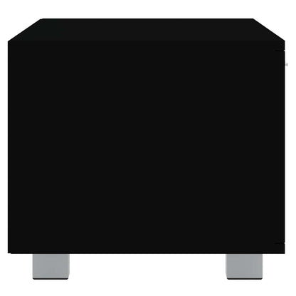 vidaXL TV Cabinet Black 120x40,5x35 cm Engineered Wood