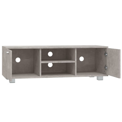vidaXL TV Cabinet Concrete Grey 120x40.5x35 cm Engineered Wood