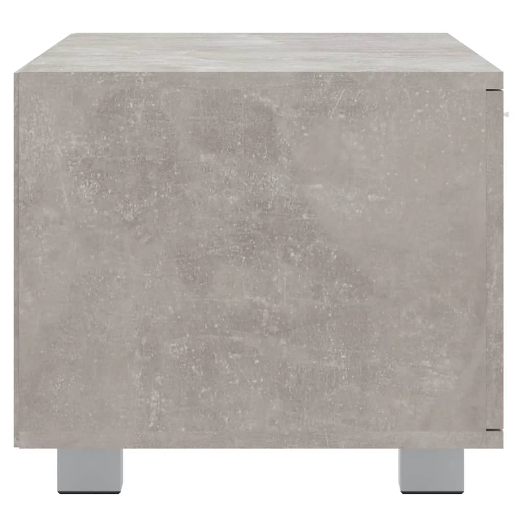 vidaXL TV Cabinet Concrete Grey 120x40.5x35 cm Engineered Wood