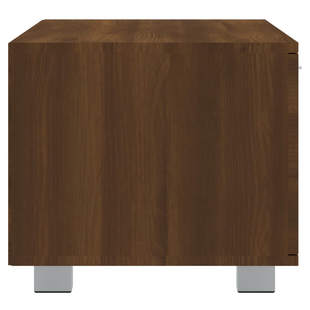vidaXL TV Cabinet Brown Oak 120x40.5x35 cm Engineered Wood