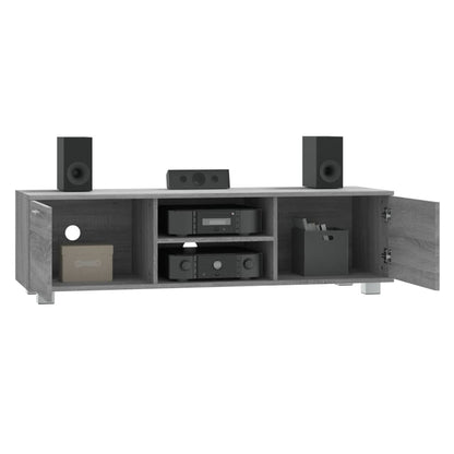 vidaXL TV Cabinet Grey Sonoma 140x40.5x35 cm Engineered Wood