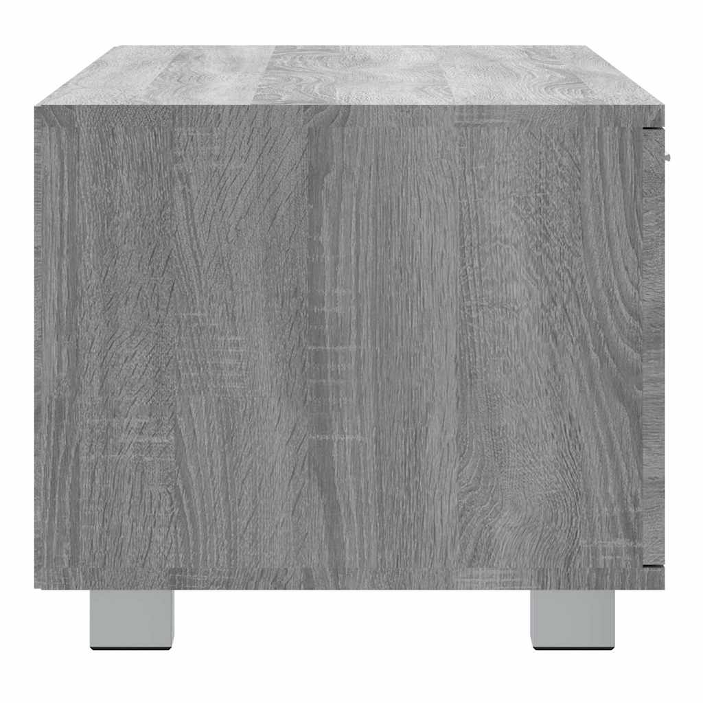 vidaXL TV Cabinet Grey Sonoma 140x40,5x35 cm Engineered Wood