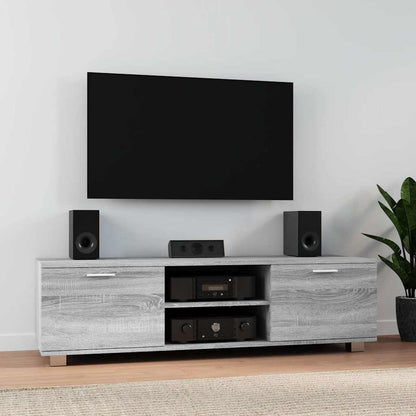 vidaXL TV Cabinet Grey Sonoma 140x40,5x35 cm Engineered Wood